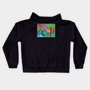 Jungle Sunsets Kids Hoodie